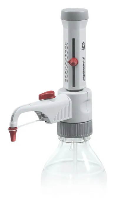 Bottle top dispensers Dispensette® S, analog-adjustable
